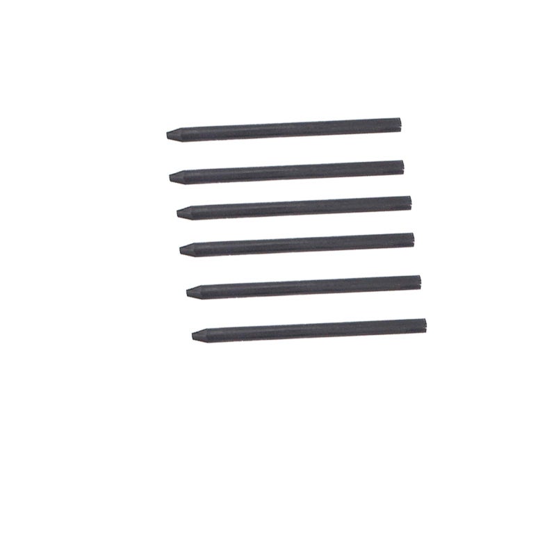BXT 5.6MM Lead Refills for Metal Automatic Mechanical Graphite Pencil,6pcs Charcoal Refills in Soft Medium Hard for Draft Drawing, Shading, Crafting, Art Sketching - Image 1
